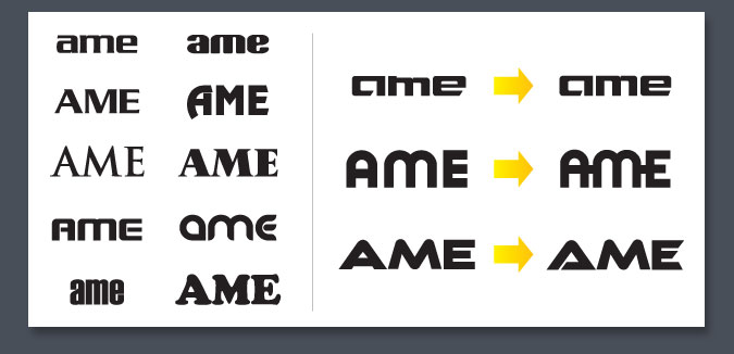 KMS Creative Design design process for logos step 2